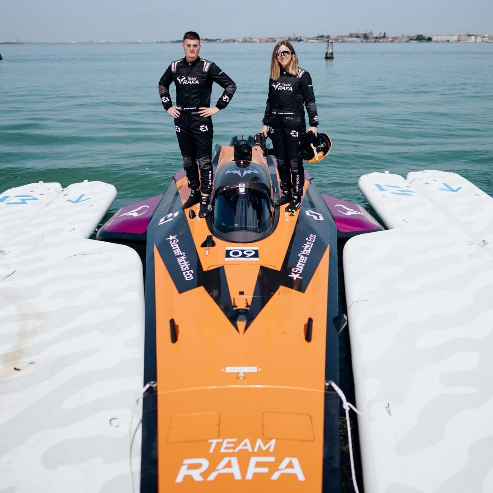 Tom Chiappe and Cris Lazarraga from Team Rafa