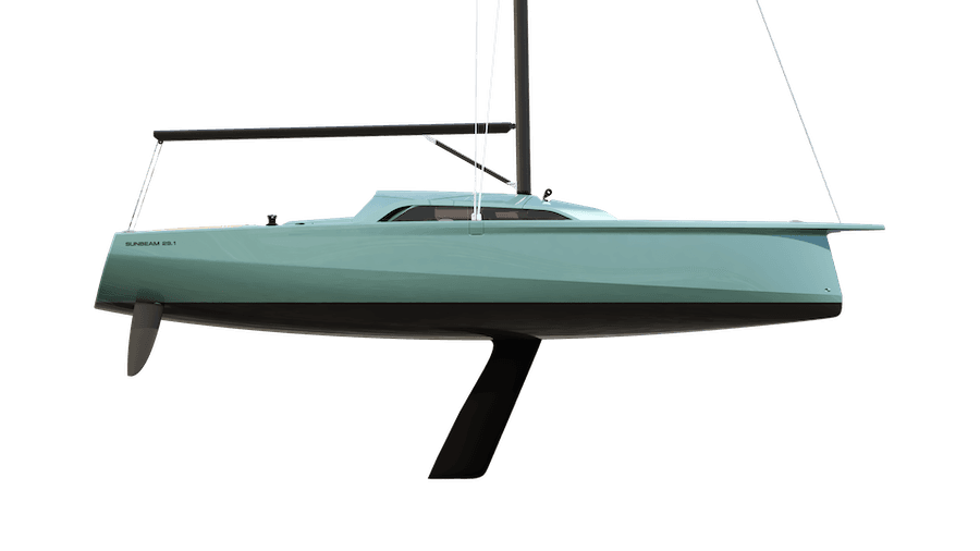 Sunbeam 29.1 hydraulic swing keel