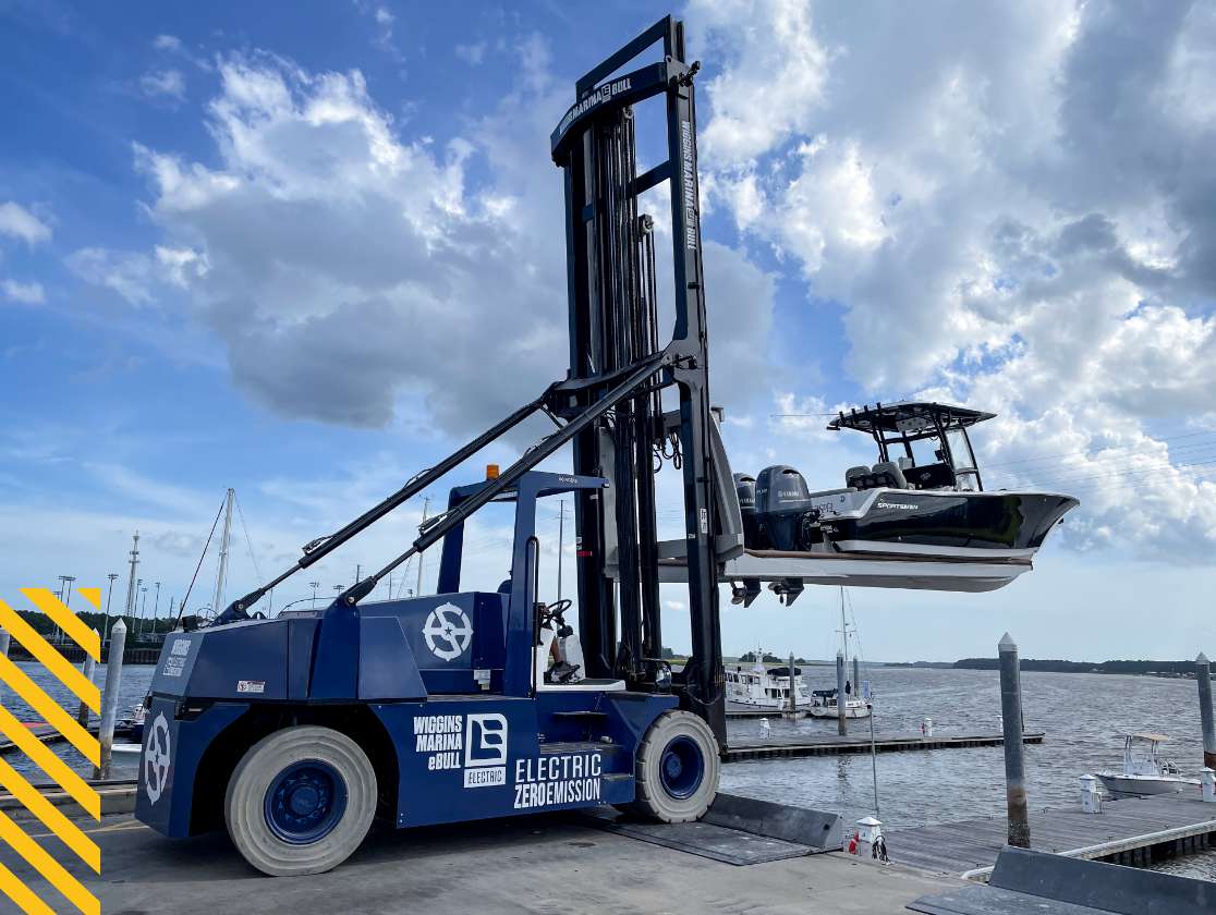 Electric forklift Wiggin's Marina eBull