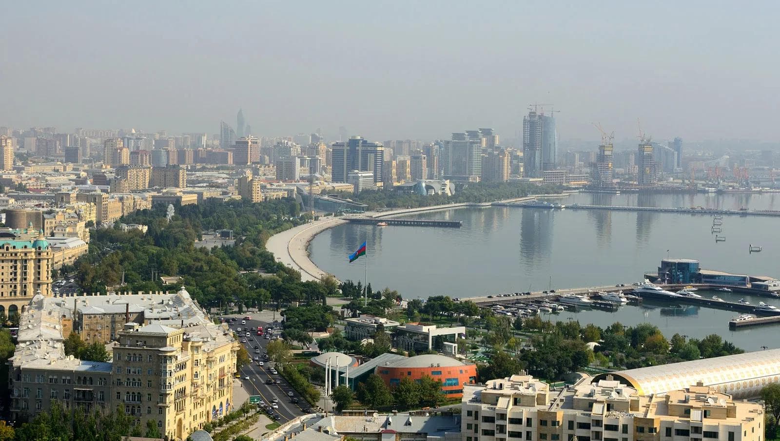 Baku, Azerbaijan waterfront
