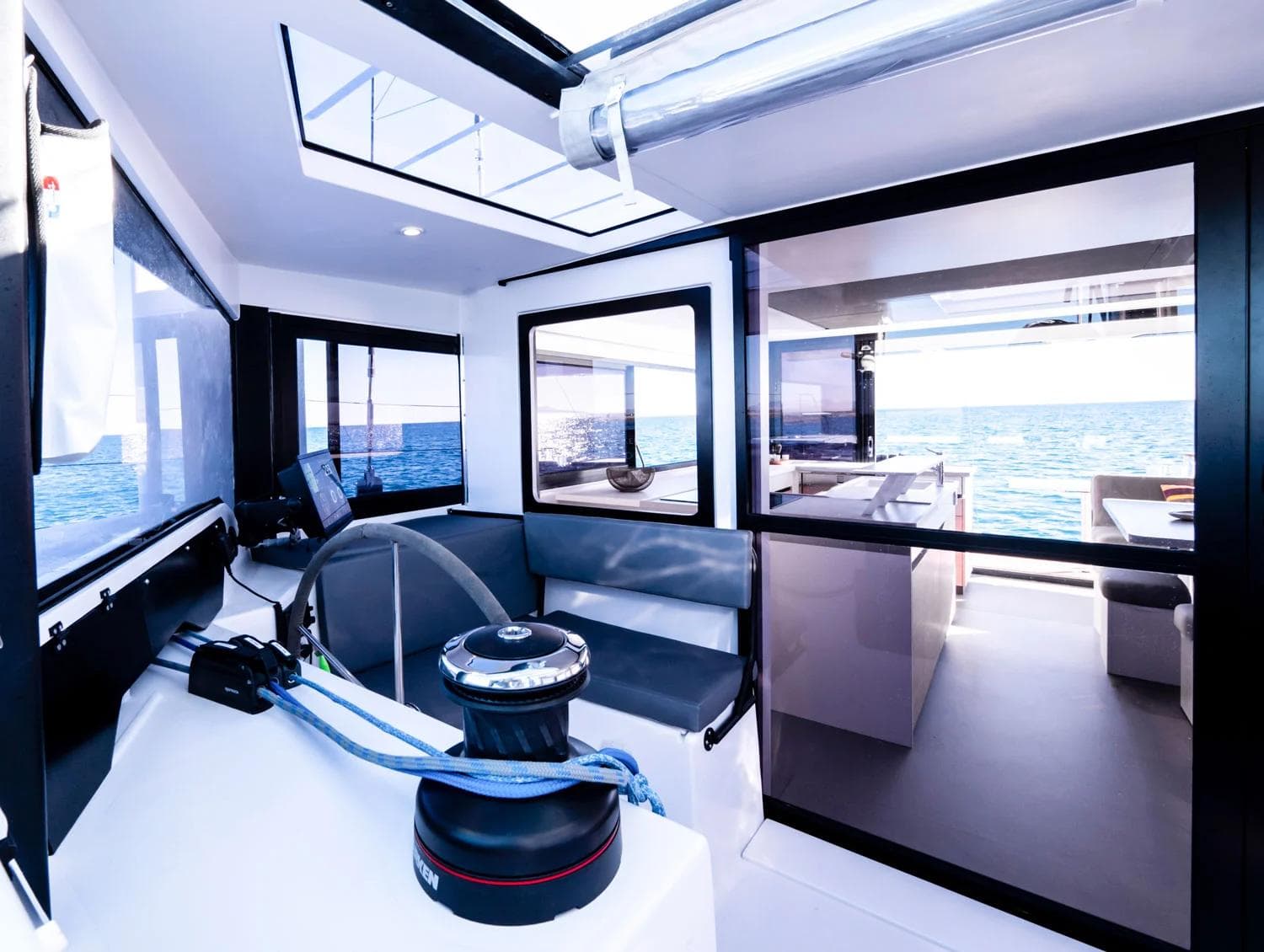 Forward cockpit view