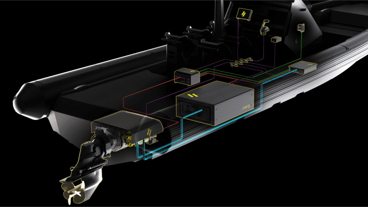 Electric boat energy source